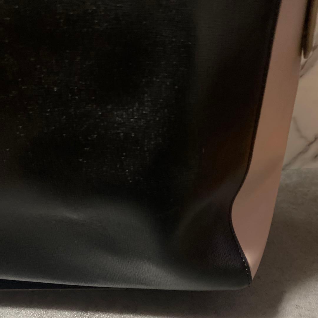 ポールスミス★カラーブロック　レザートートバッグ美品肩掛け可★バイカラー