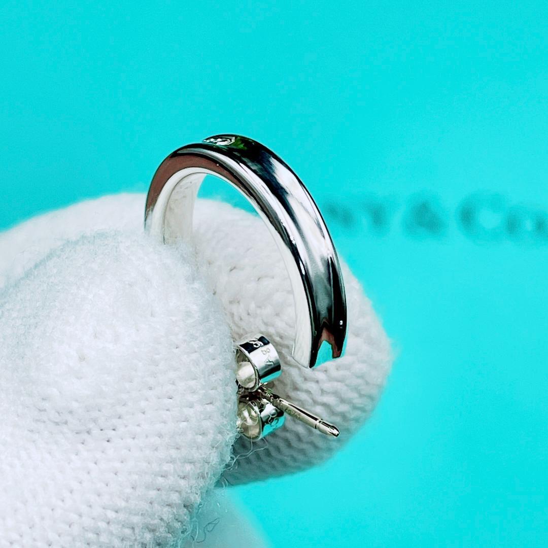 ◇ティファニー◇新品仕上済 1837 ナロー フープ ピアス 片耳用 2.20g