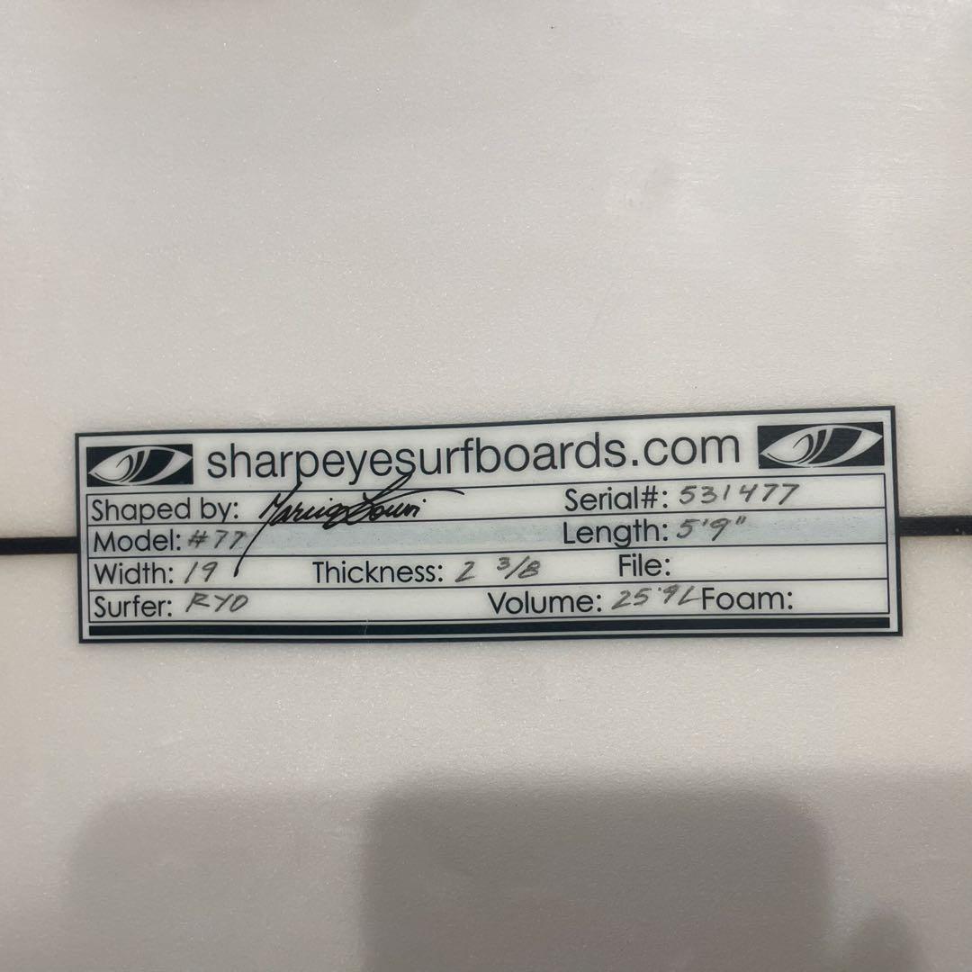 シャープアイ♯77 ショートボード