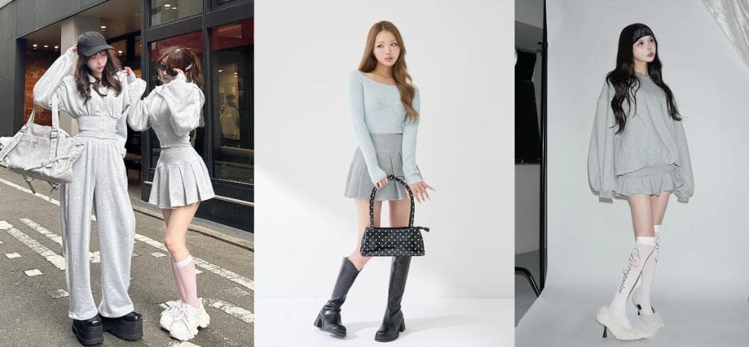 ダーリッチ darich カラーラメスウェットプリーツミニスカート ピンク FL