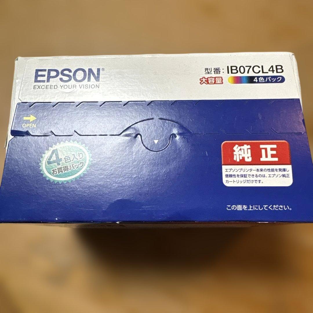 EPSON IB07CL4B インクカートリッジ 4色パック 新品未使用