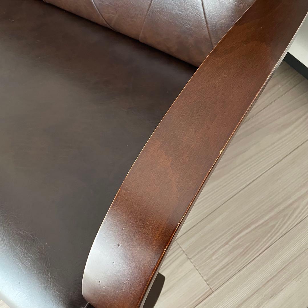 B-COMPANY クールベソファ 2.5人掛け 合成皮革