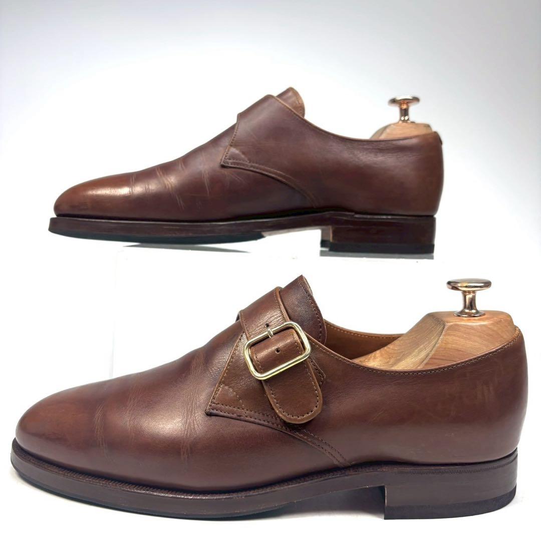 クロケット&ジョーンズ　別注　ロイドフットウェア　革靴　シングルモンク