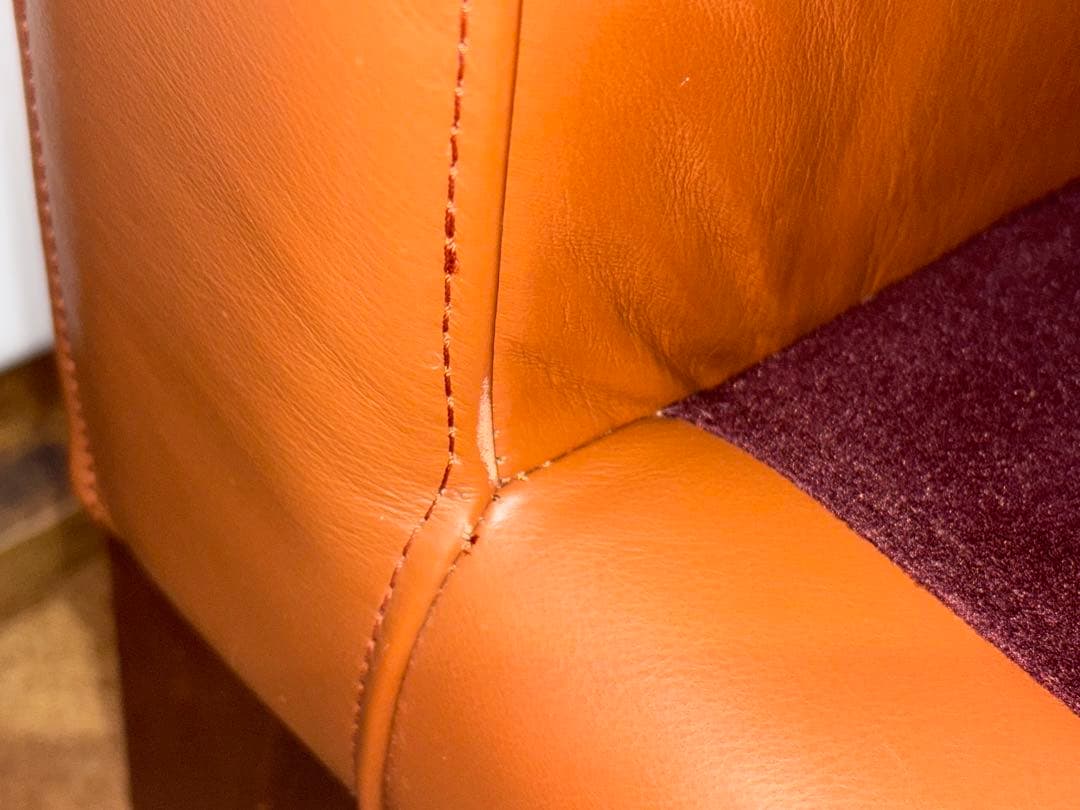 RORO 一人掛けソファ　本革　キャメルブラウン