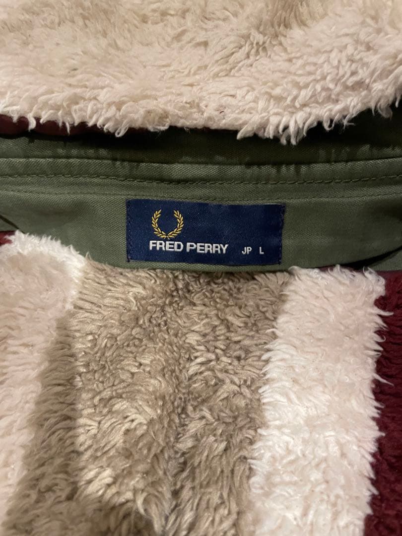 FRED PERRY モッズコート Lサイズ オリーブ