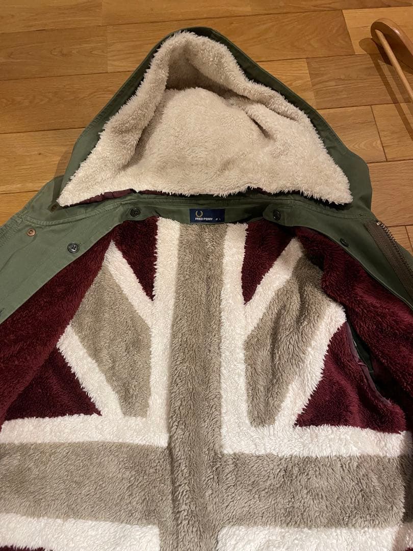 FRED PERRY モッズコート Lサイズ オリーブ