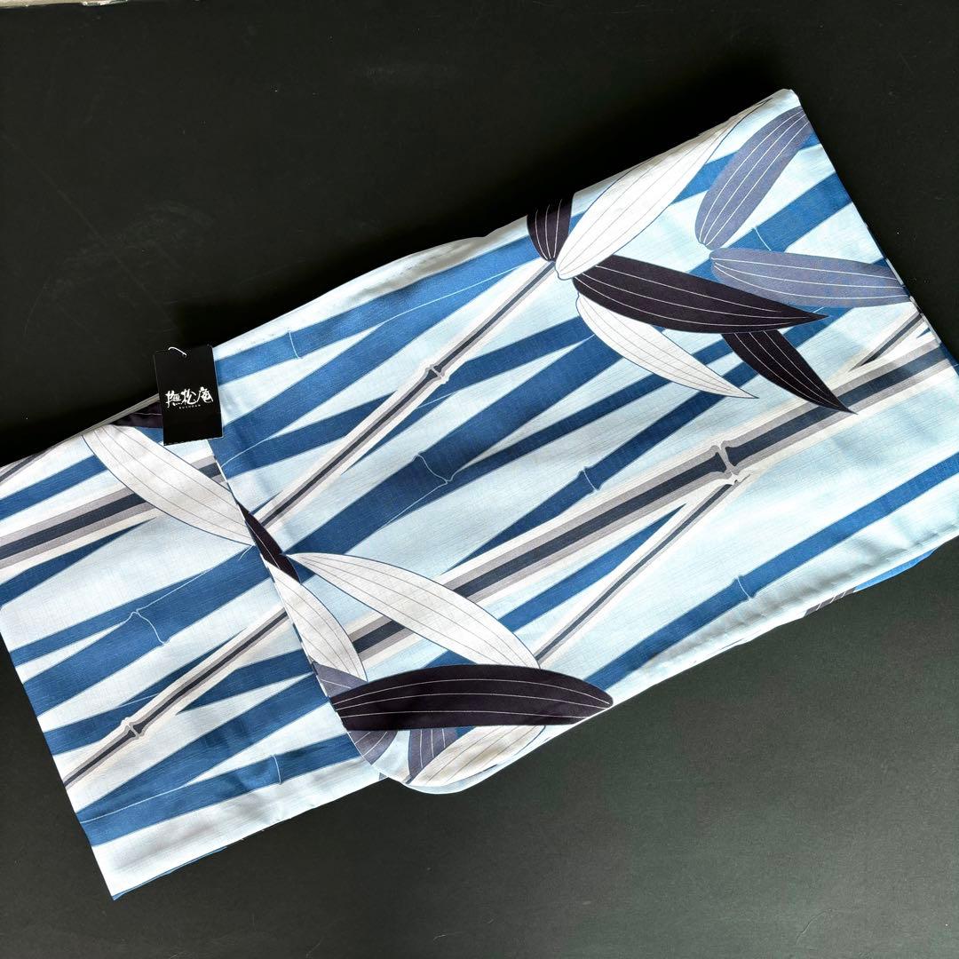 新品タグ付き 撫松庵 浴衣 セオアルファ 夏着物 竹尽くし