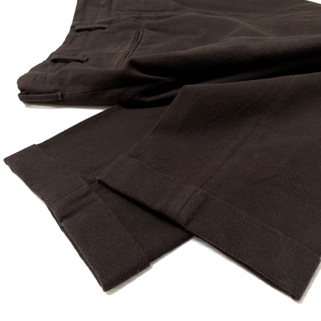 ●美品 incotex 46 ルーマニア製 定価¥40,000程 綿毛 ライン◎