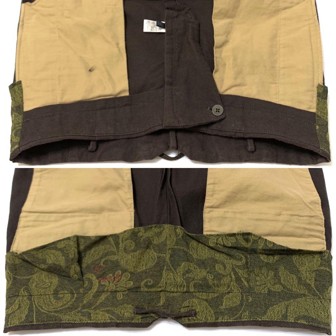 ●美品 incotex 46 ルーマニア製 定価¥40,000程 綿毛 ライン◎