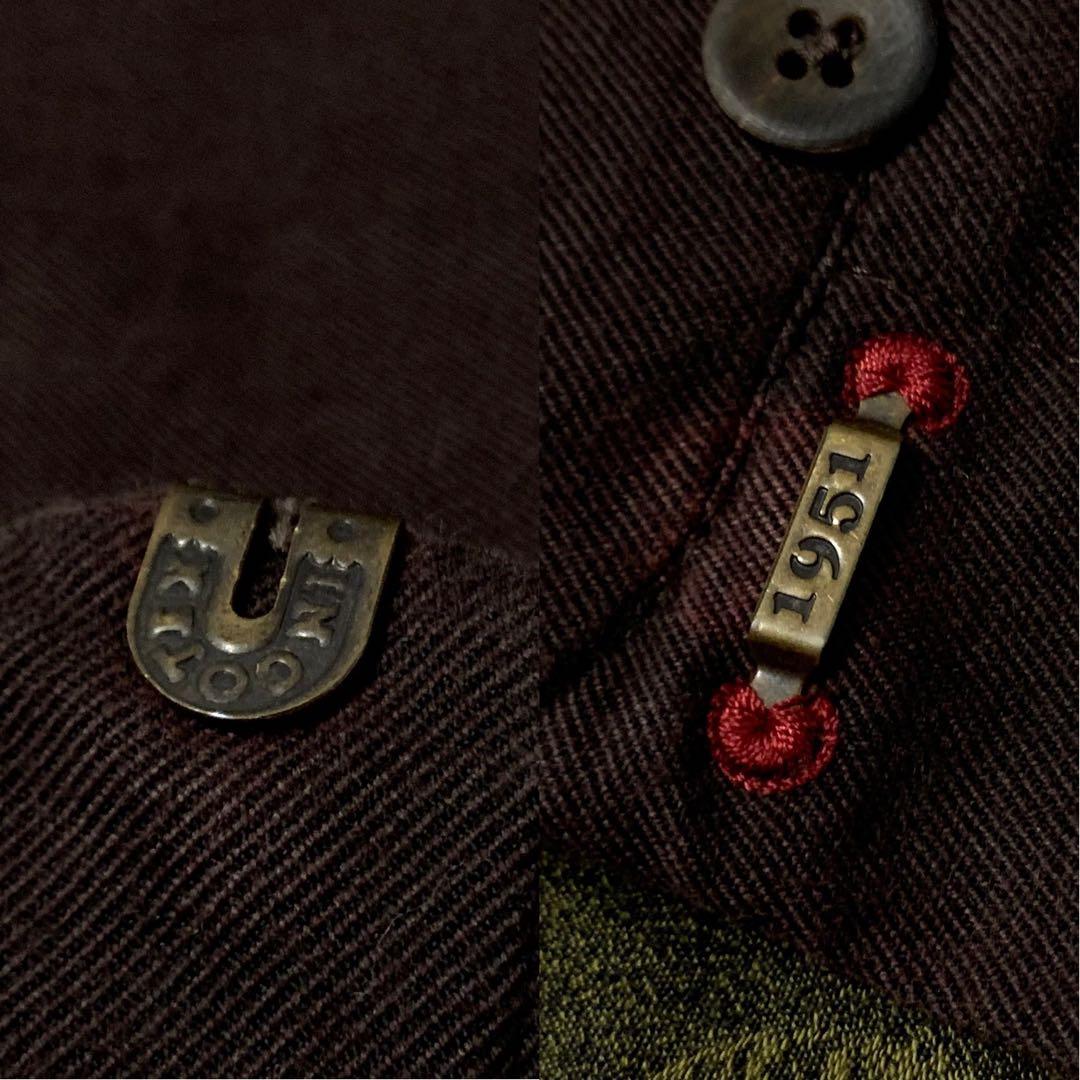 ●美品 incotex 46 ルーマニア製 定価¥40,000程 綿毛 ライン◎