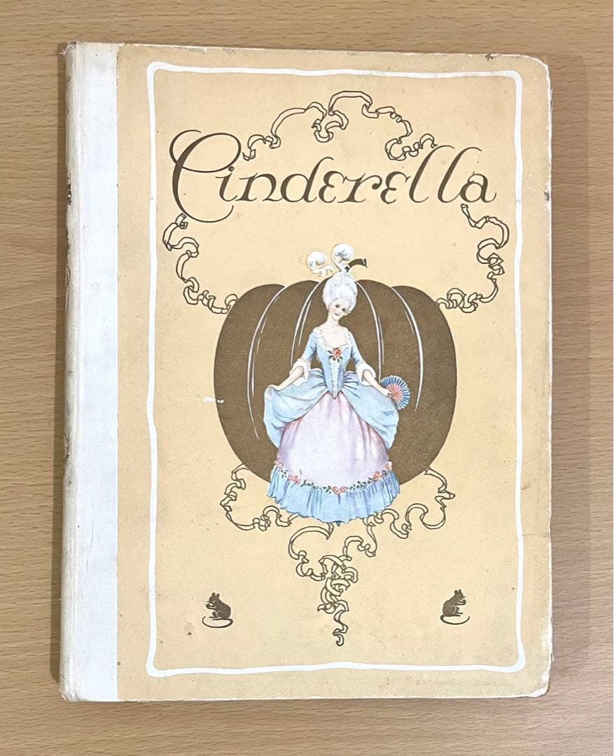 NO210 レア 超希少 アンティーク 古書 洋書 絵本 グリム童話 シンデレラ