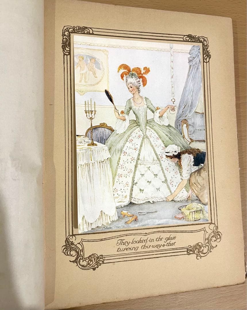 NO210 レア 超希少 アンティーク 古書 洋書 絵本 グリム童話 シンデレラ