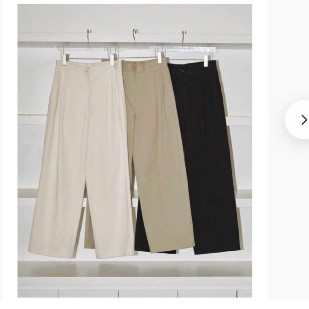 パンツ todayful Doubletuck Chino Pants 38