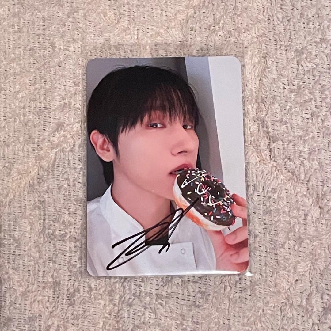 MONSTAX THE X MAKESTAR チャンギュン サイン入り特典トレカ