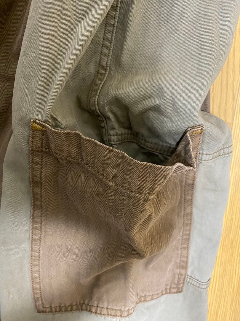 CUBE SUGAR キューブシュガー パッチワーク ワークパンツ