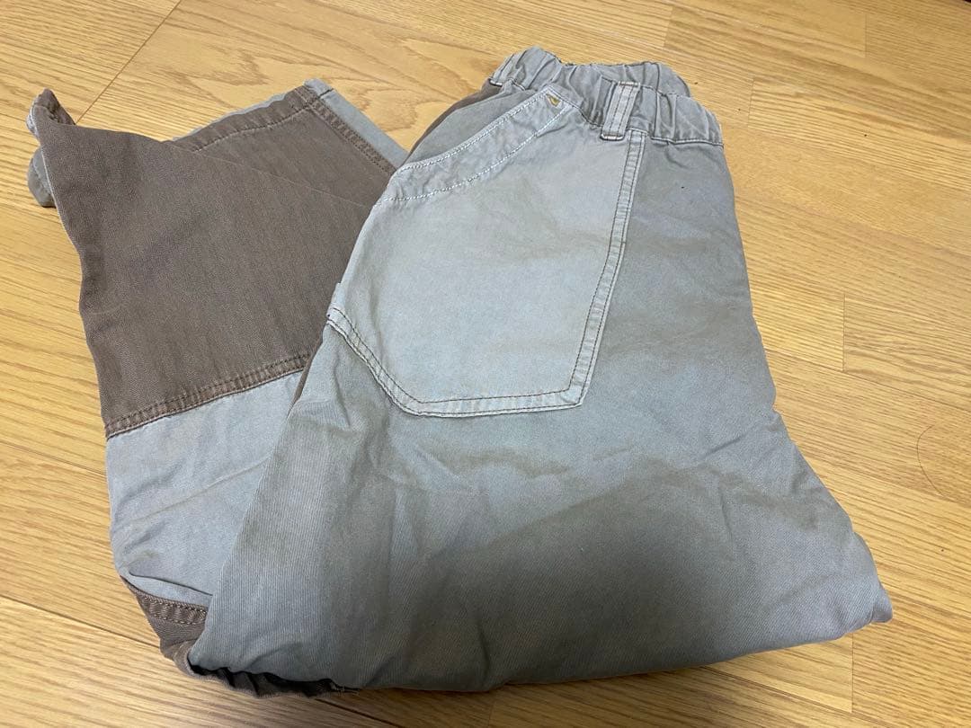 CUBE SUGAR キューブシュガー パッチワーク ワークパンツ