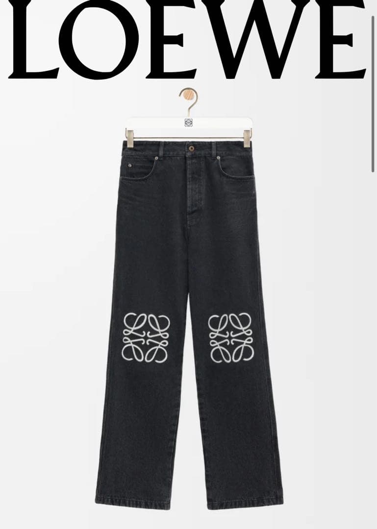 LOEWE アナグラム バギー ジーンズ