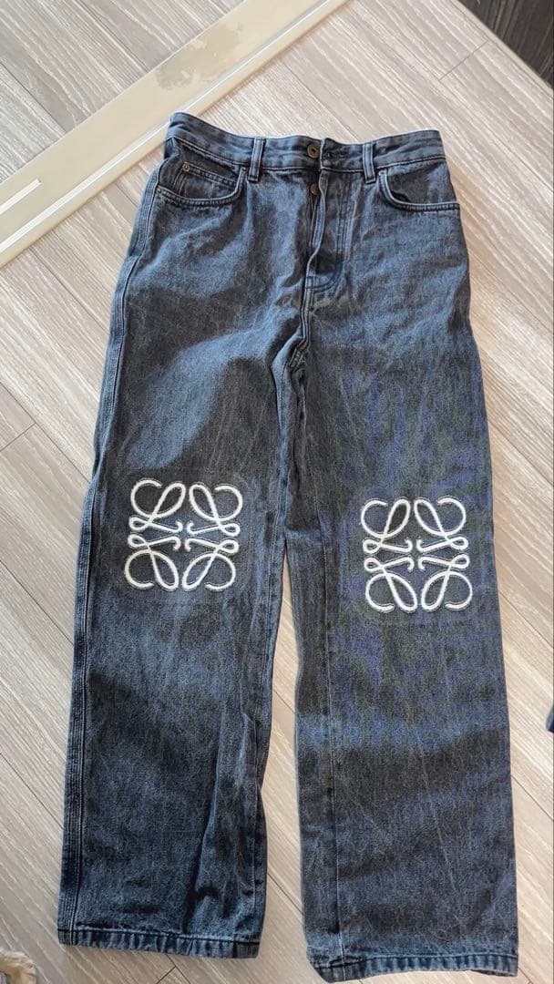 LOEWE アナグラム バギー ジーンズ