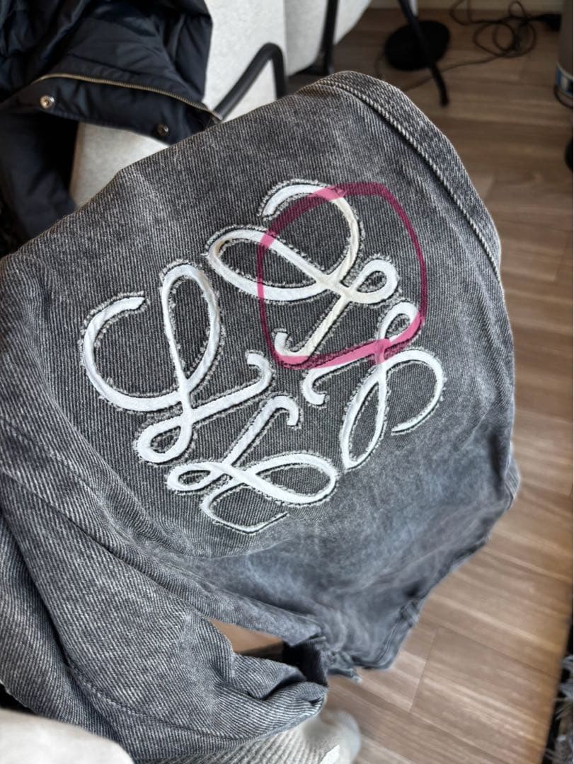 LOEWE アナグラム バギー ジーンズ