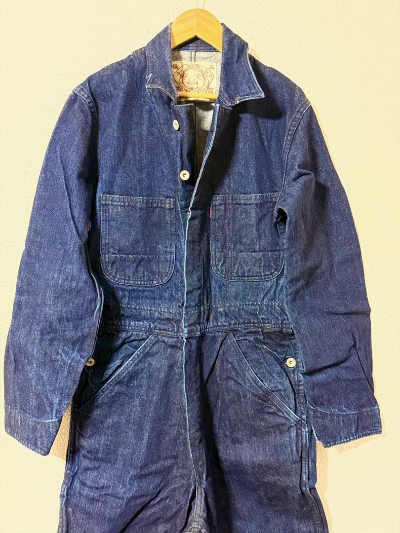 EVISU インディゴデニム オーバーオール・つなぎ