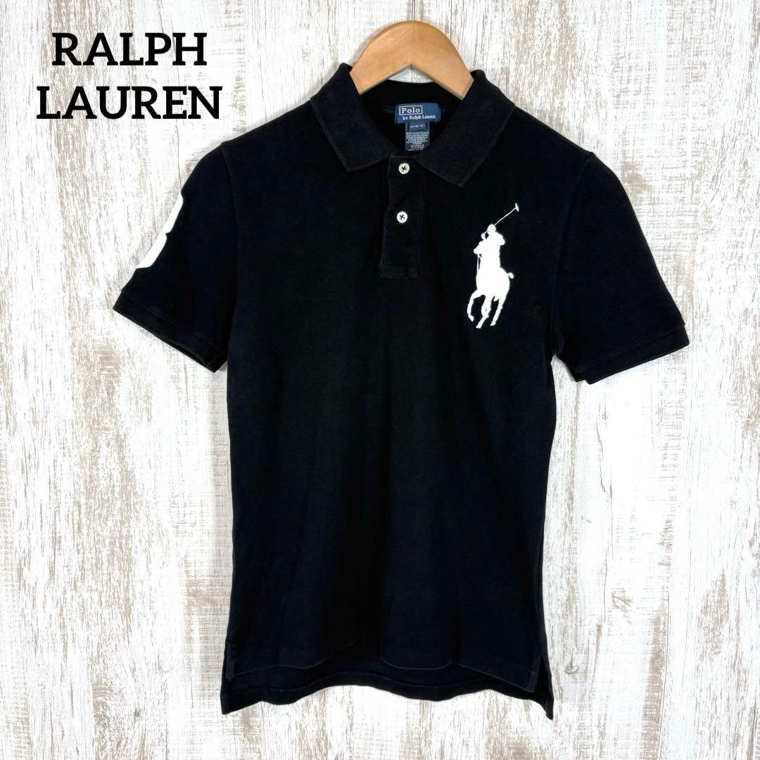 美品 ラルフローレン ビッグポニー ロゴ刺繍 ナンバリング ポロシャツ y2k