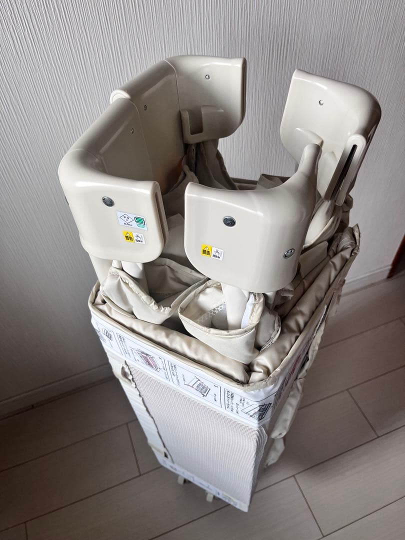 アップリカ ココネルエアー ベビー ベッド ミルクホワイト ベビーサークル 寝具