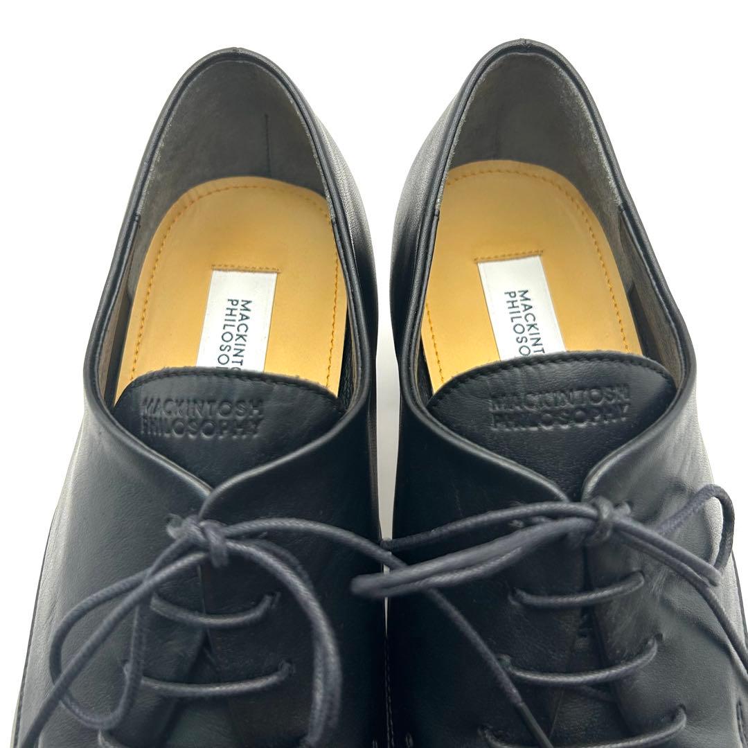 未使用✨ マッキントッシュ【24㎝】 レースアップシューズ レザー ブラック