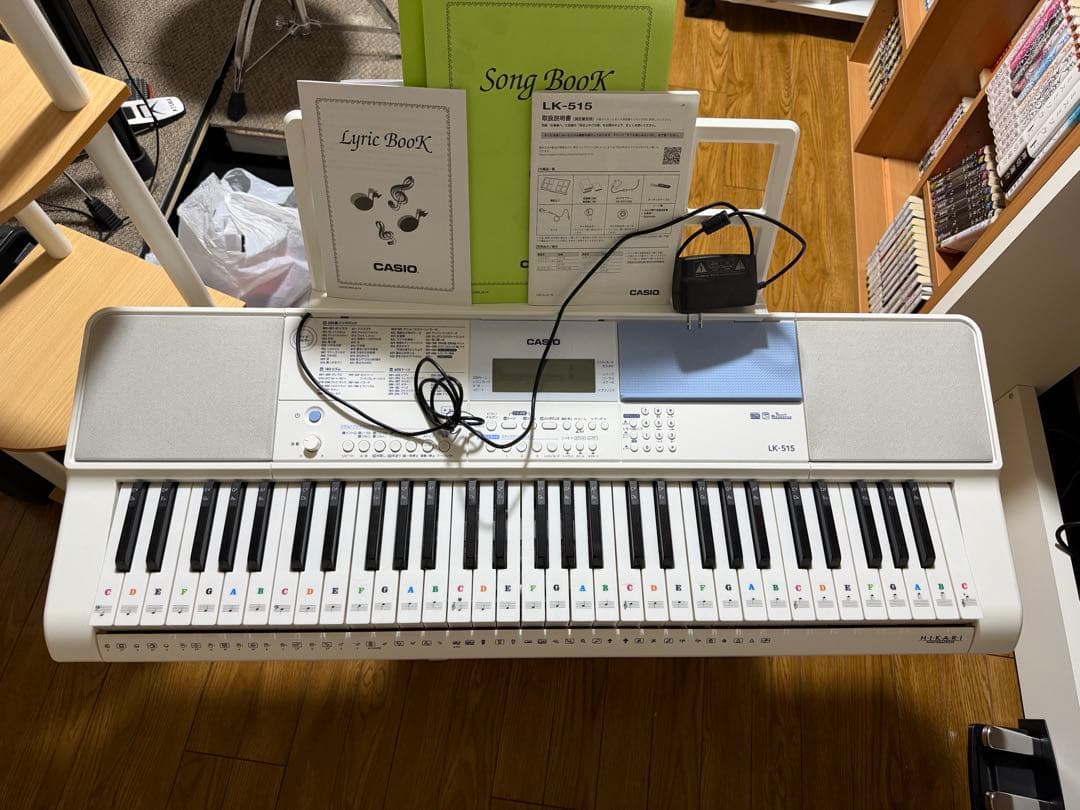 CASIO LK-515 キーボード　光ナビゲーション