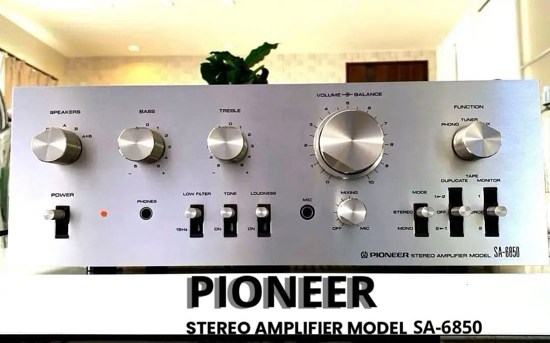PIONEER プリメインアンプ SA-6850 パイオニア 動作品