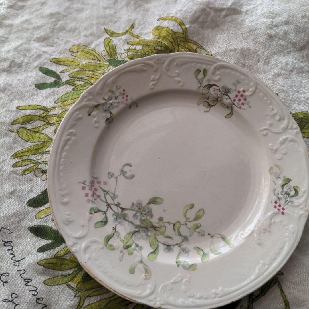 希少フランスアンティーク　サンタマン　ヤドリギ