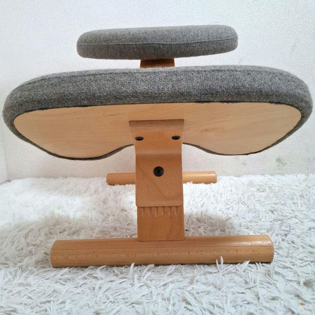 【美品】リボ社 サカモトハウス バランスチェア バランスイージー グレー
