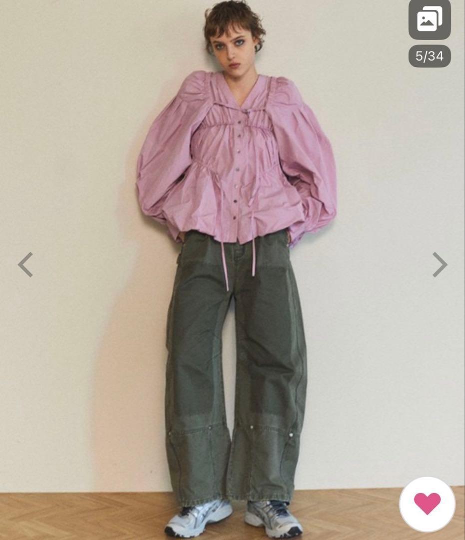 MAISON SPECIAL マルチウェイタフタブラウス