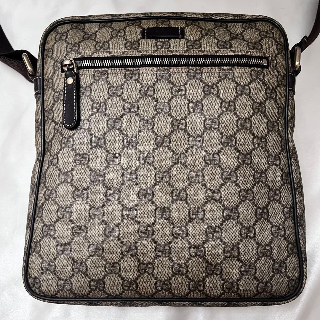 ◇極美品◇グッチ　GGスプリーム　カメラバッグ　クロスボディバッグ　201448