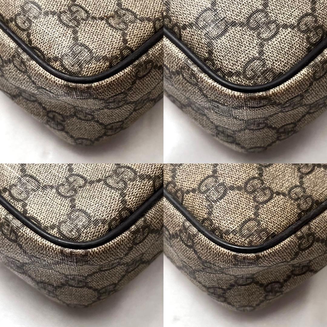 ◇極美品◇グッチ　GGスプリーム　カメラバッグ　クロスボディバッグ　201448