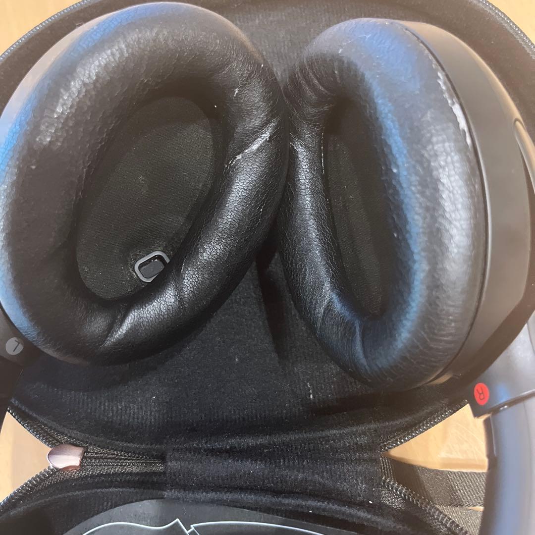 SONY ワイヤレスヘッドホン ブラック 使用感あり