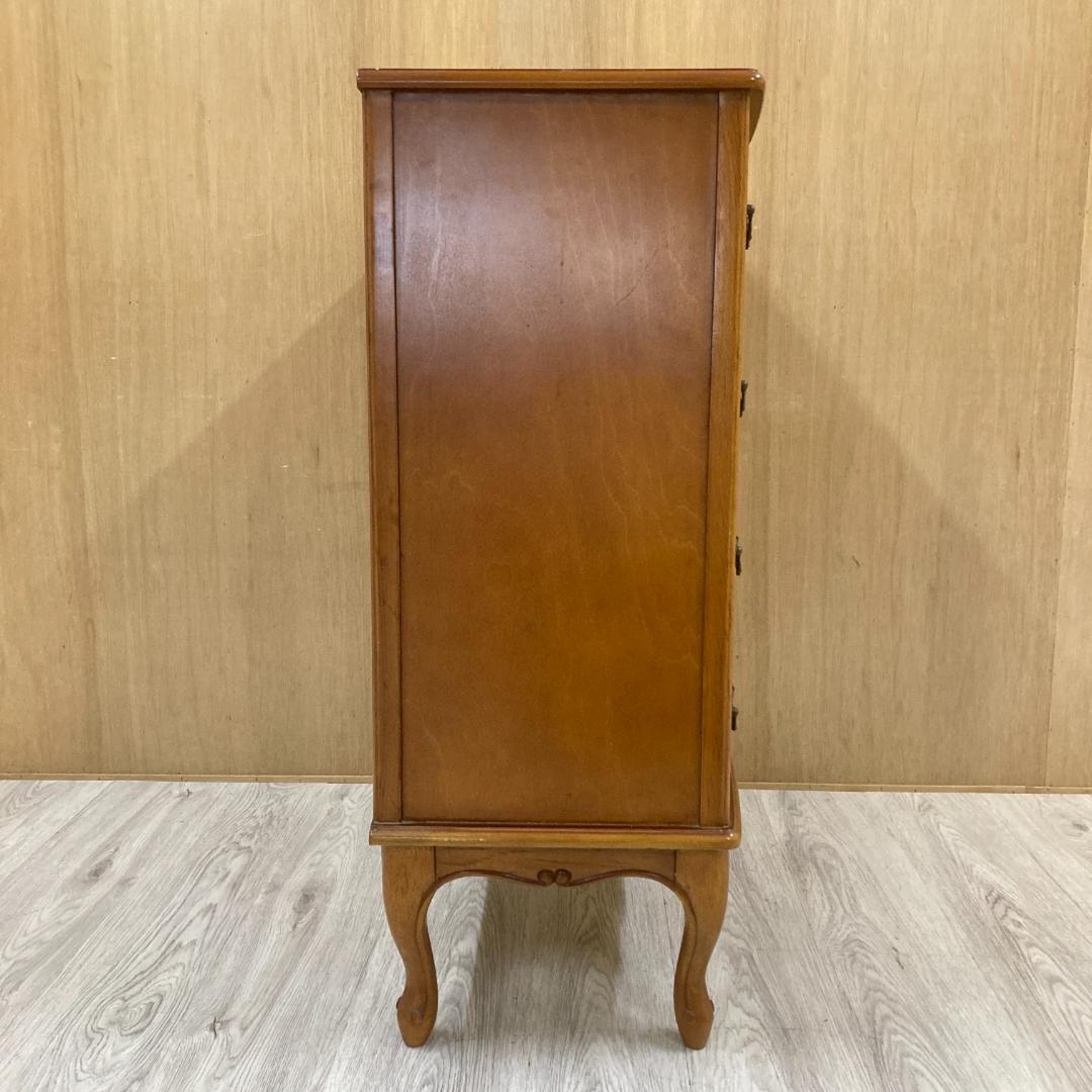 アンティーク　猫脚　4段チェスト　イタリア　クラシック