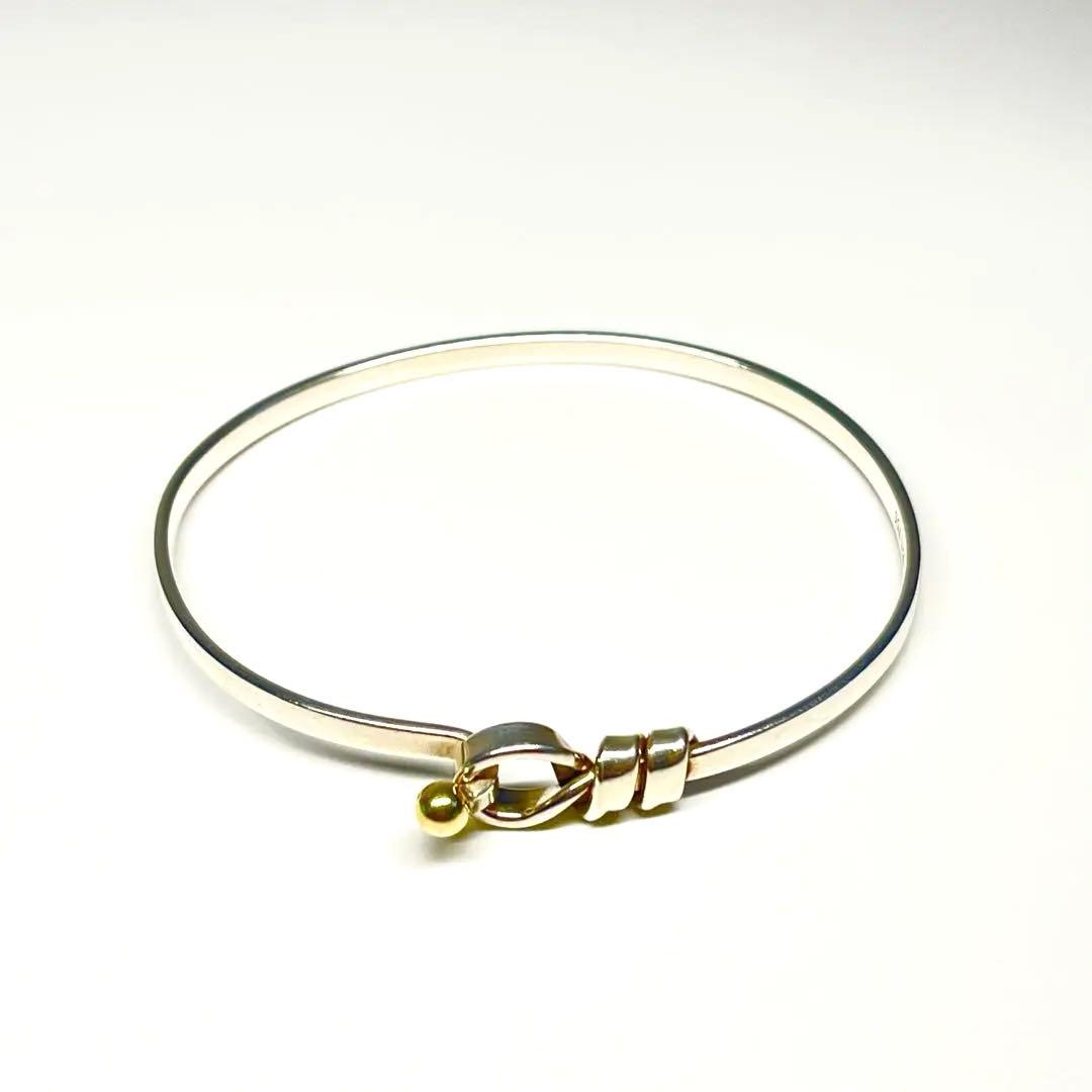 ✨美品✨ Tiffany & Co. 18K ラブノットフック&アイ バングル.