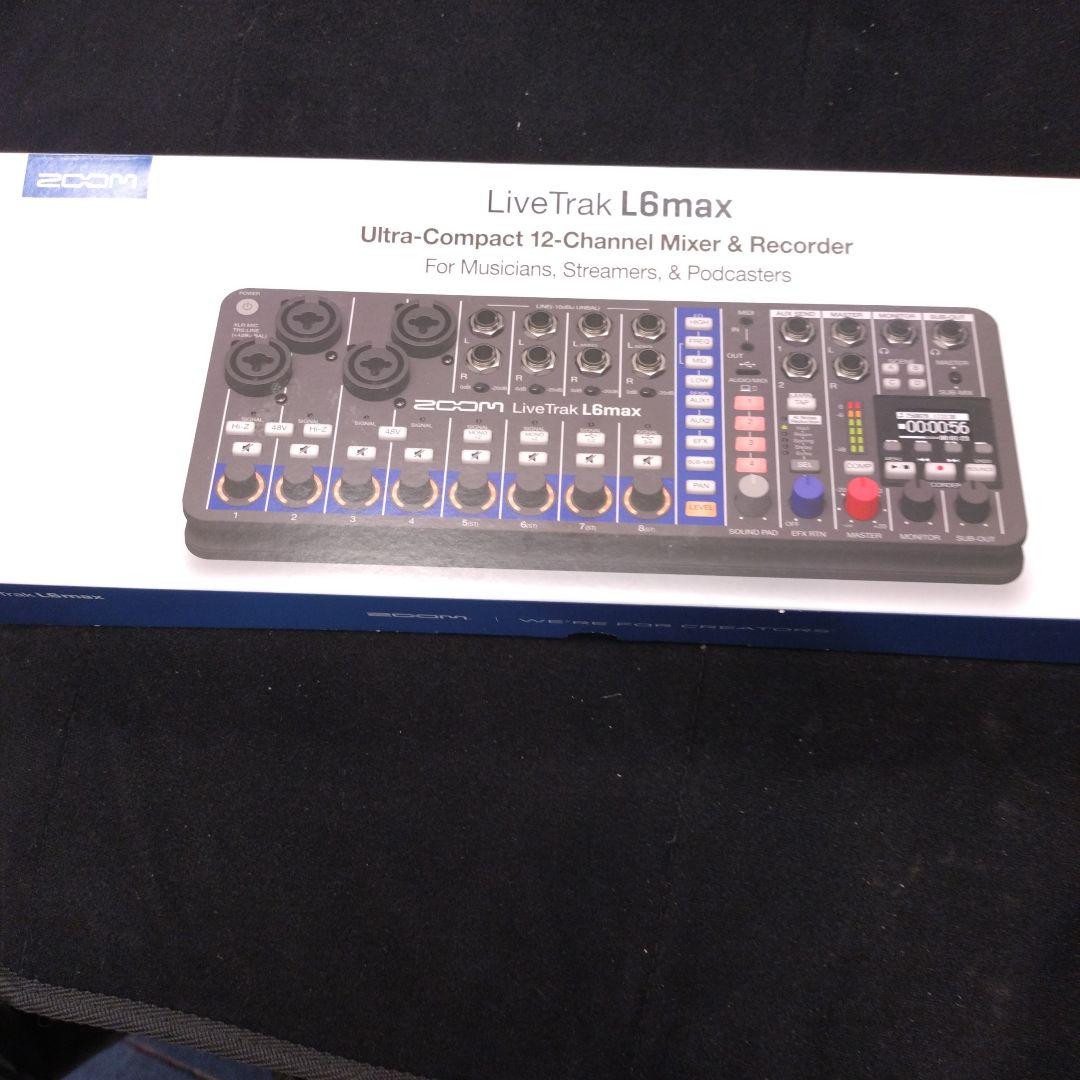 新品 Zoom『LiveTrak L6max』ミキサーレコーダー