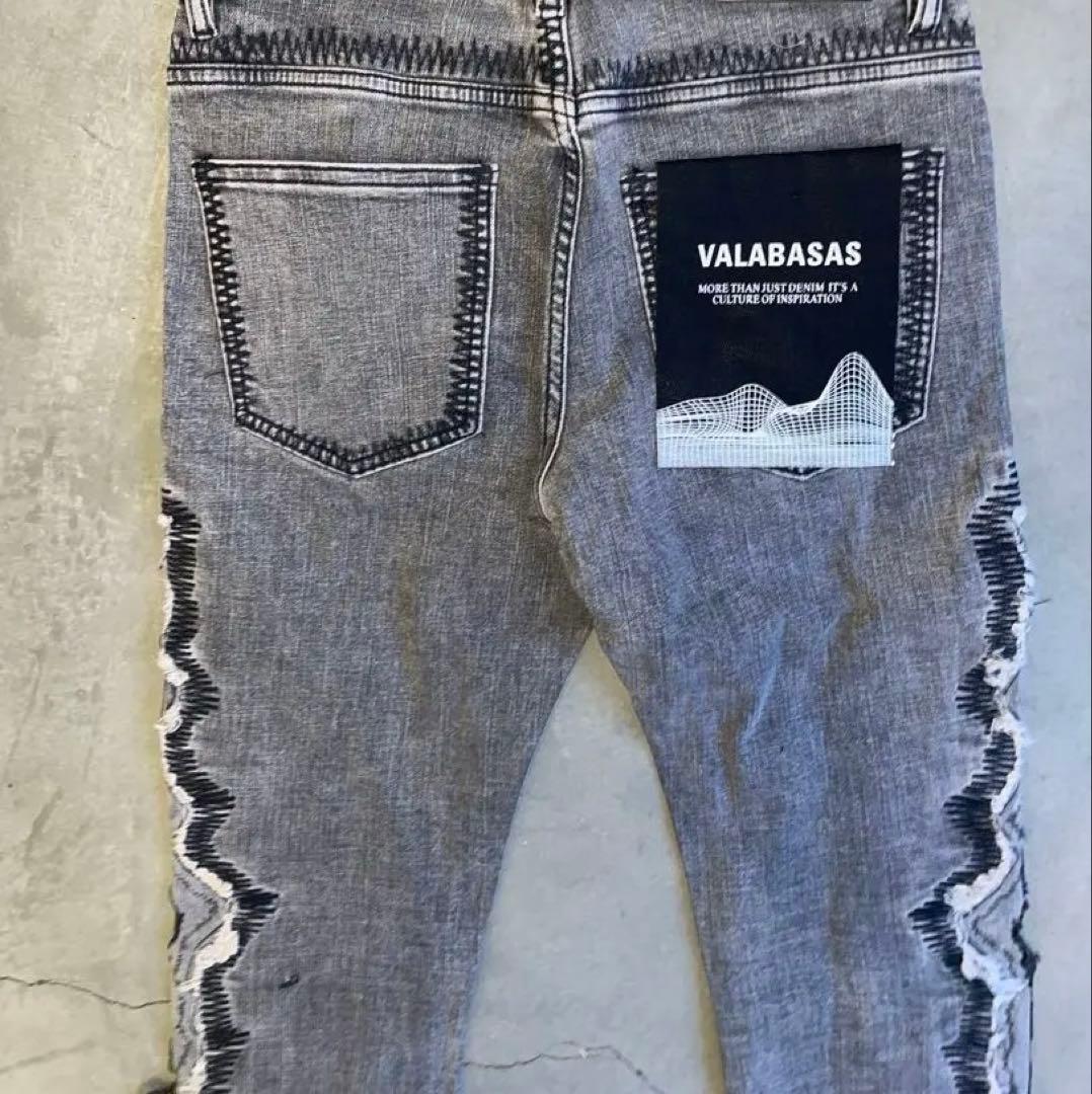VALABASAS バラバサス サイドクラッシュフレアデニム 29 新品未使用
