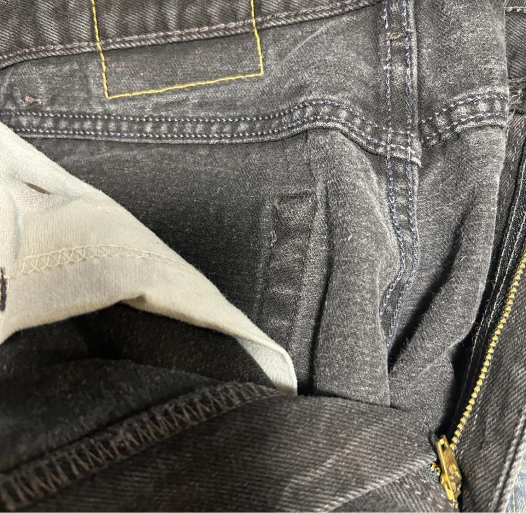 希少 90s 00s USA製 リーバイス505 後染めブラック　ブラックデニム