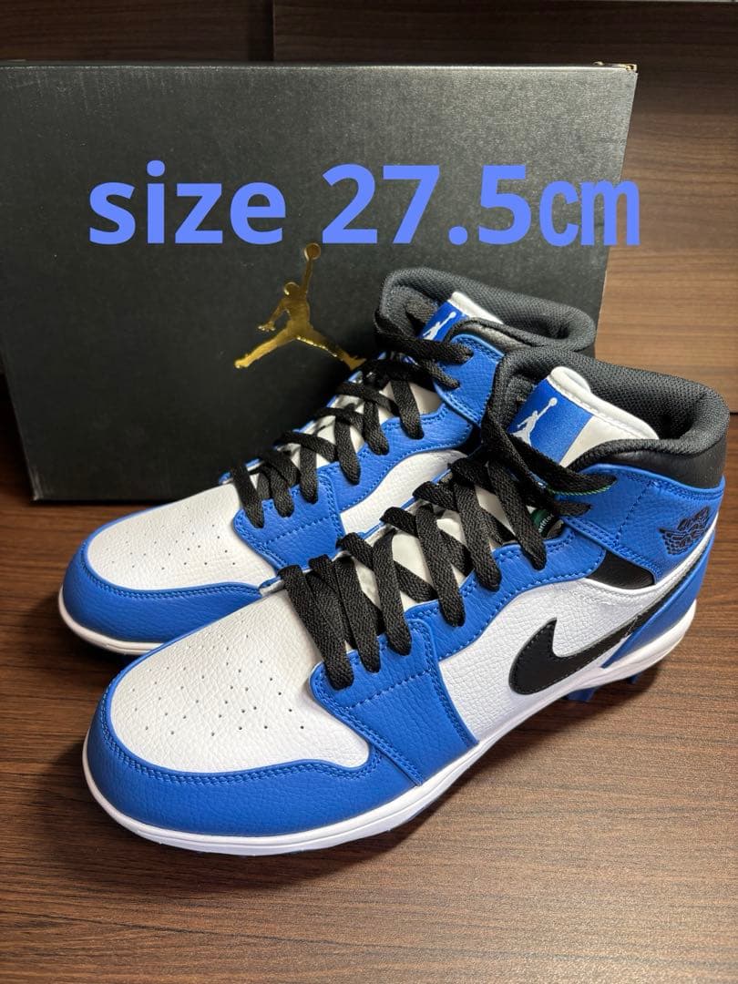 LION ジョーダン 1 ミッドTD野球スパイク未使用size 27.5㎝