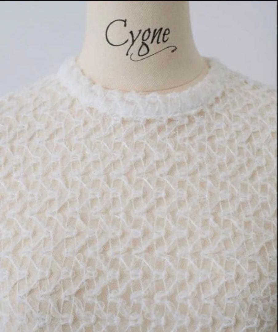 cygne♡タグ付新品♡チュールシアートップス