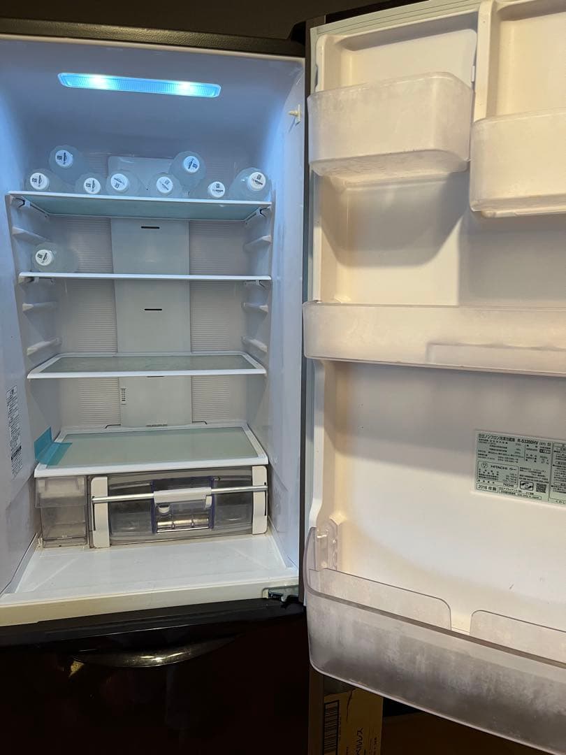 【6/27まで】2018年製日立 3ドア冷凍冷蔵庫 R‑27GV ライトブラウン