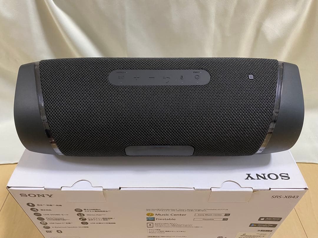 SONY SRS-XB43 Bluetoothスピーカー 【ブラック】