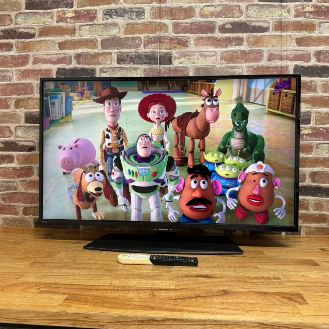 シャープ 40V型 4K液晶テレビ AQUOS 4T-C40BJ1 動画アプリ○