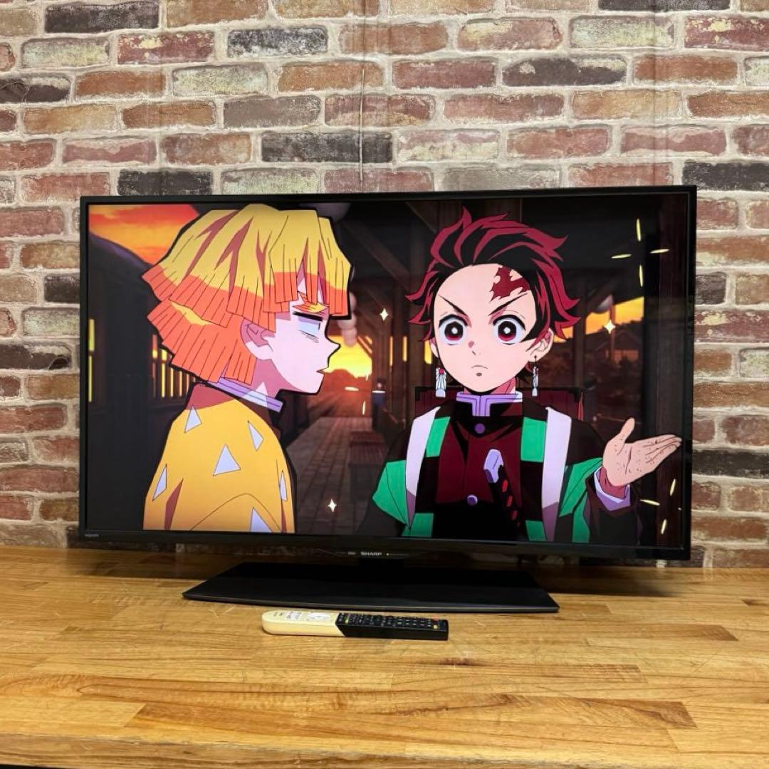 シャープ 40V型 4K液晶テレビ AQUOS 4T-C40BJ1 動画アプリ○