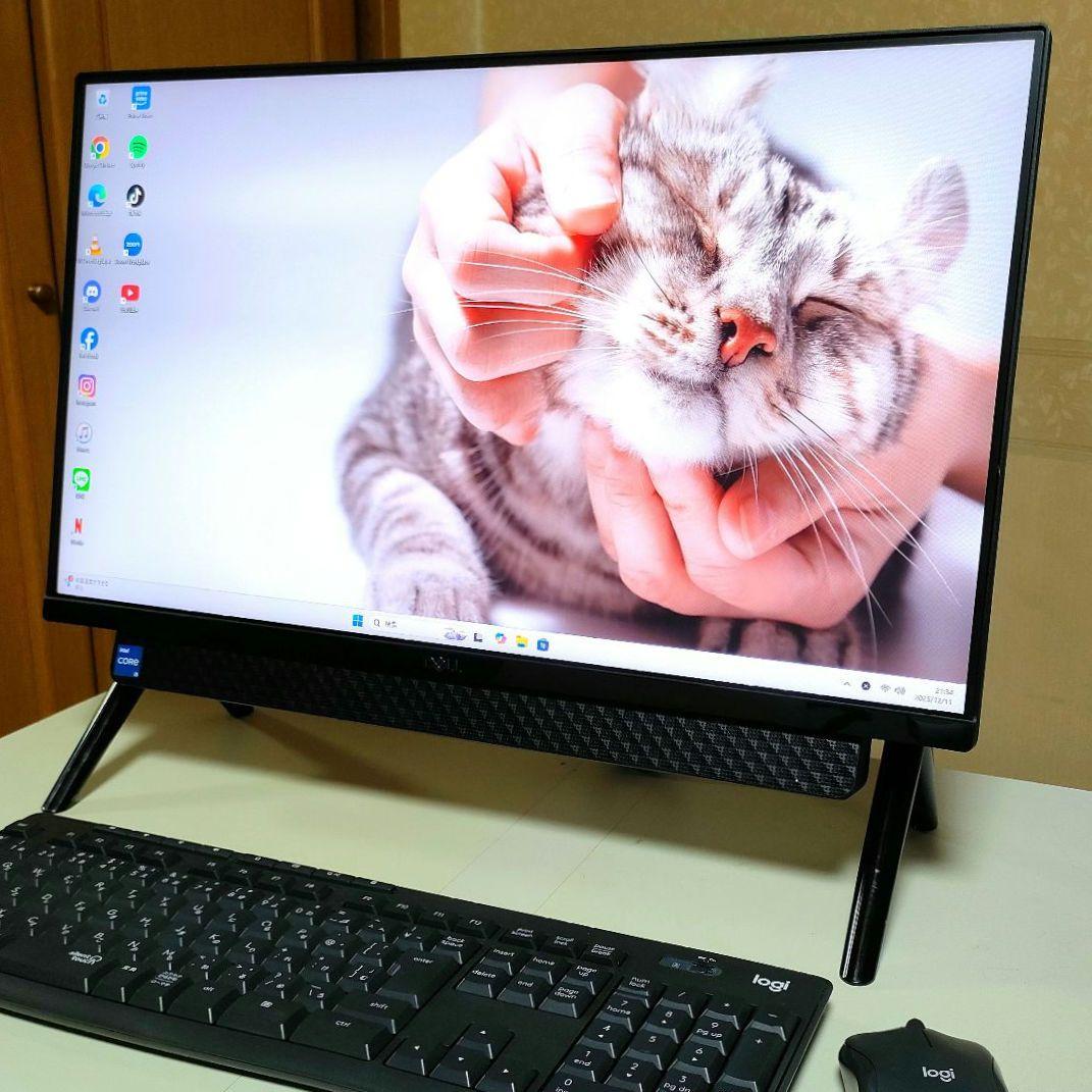 【美品】DELL 一体型PC　第11世代i5／Office／爆速NVMe SSD