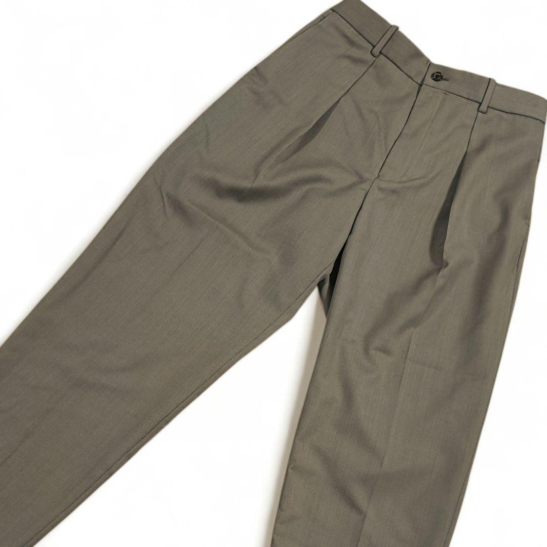 美品✨️MARKAWARE PEGTOP トラウザーズ L グレージュ ウール
