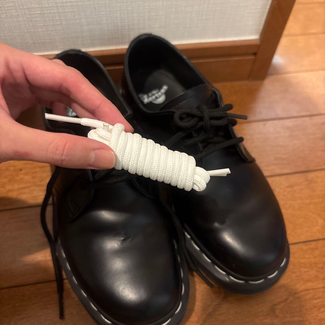 美品✨Dr.Martens 1461 ホワイトステッチ 3 ホール シューズ