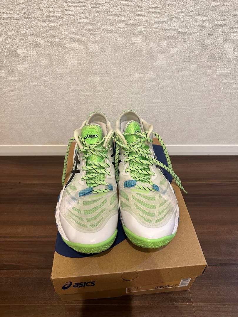 ASICS バレーボールシューズ メタライズ　27センチ